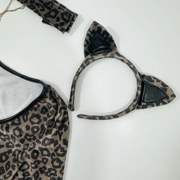 Sprit Running Wild Cheetah Catsuit Costume Size S - Picture 8 of 10